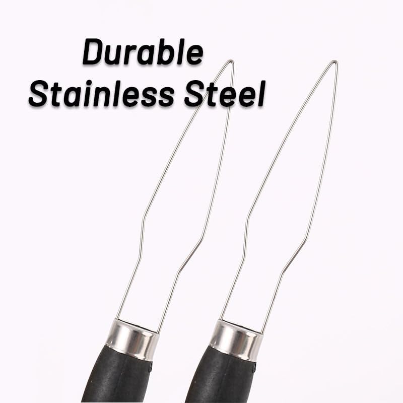 Yopolaz 2 Pack Easy Button Hook - Button Assist Device Helper Tool - Stainless Steel Button Fastener Tool for Easy Button - One Hand Dressing Aids (2 Pack) - Image 3